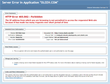 Tablet Screenshot of oleeh.com